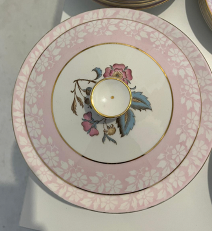 Vintage Imperial Pink & Gilt - Serving Dish With Lid