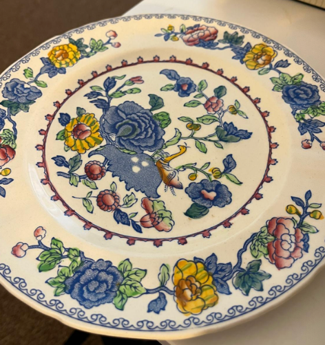 Vintage Mason Ironstone Plate - Medium