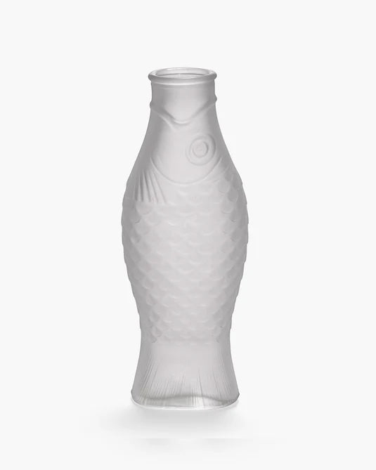 Carafe frosted white Fish & Fish