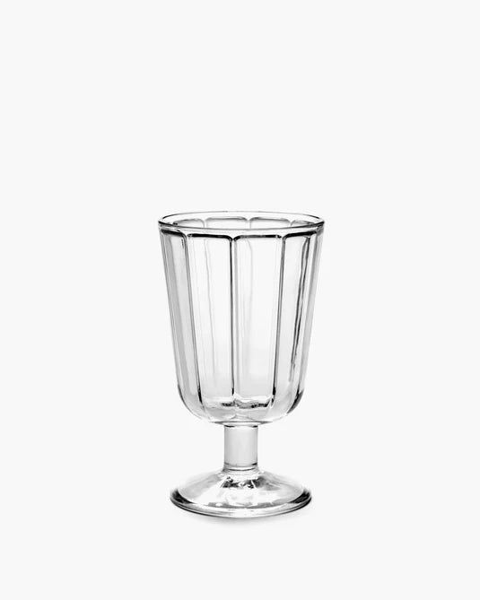 Red wine glass transparent Surface