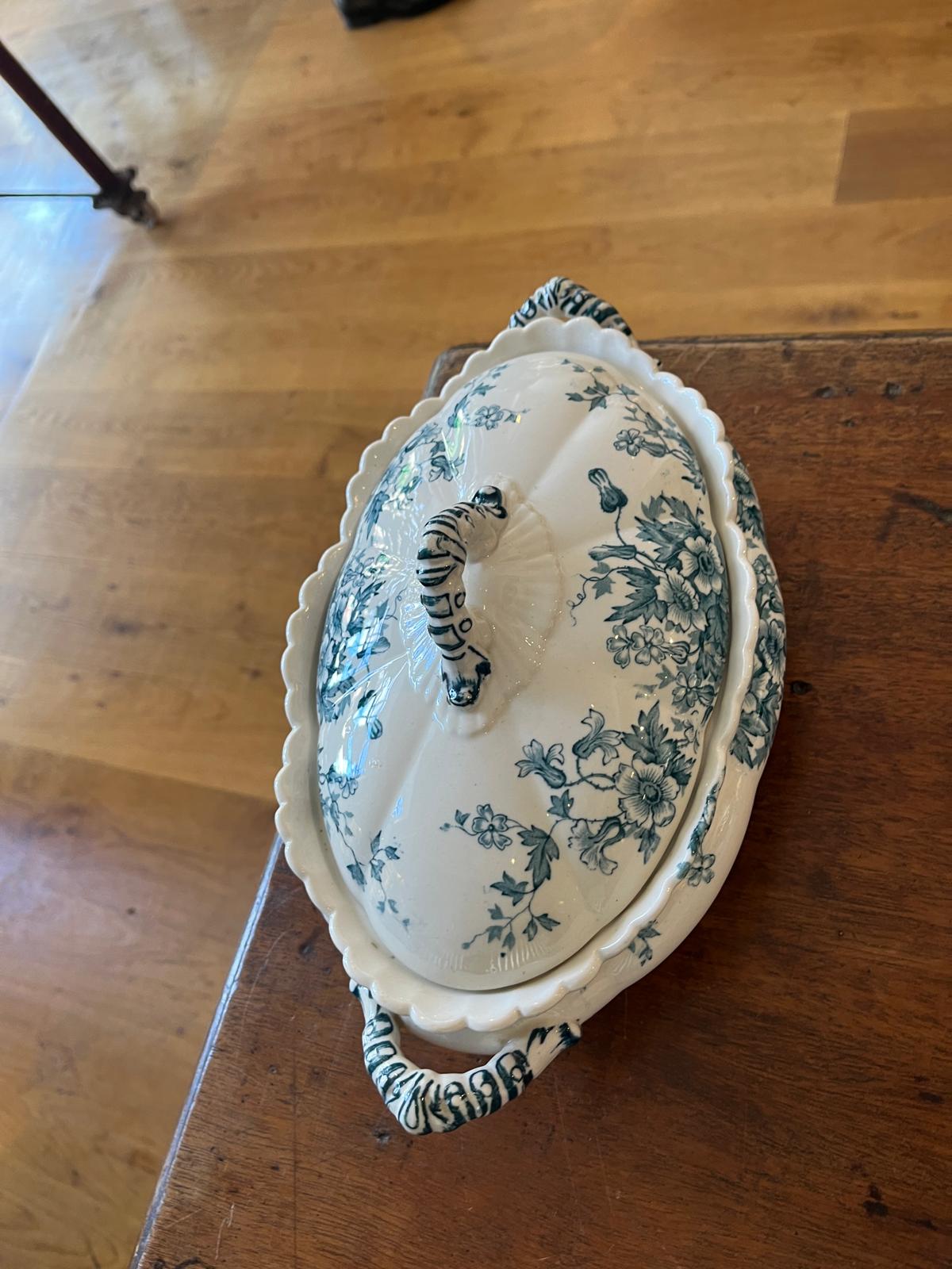 Vintage Floral Dish