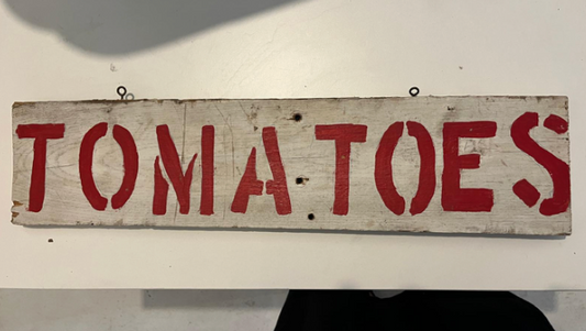 Vintage Tomatoes Sign
