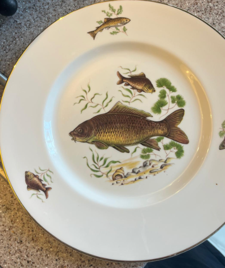 Vintage Fish Plate - Large