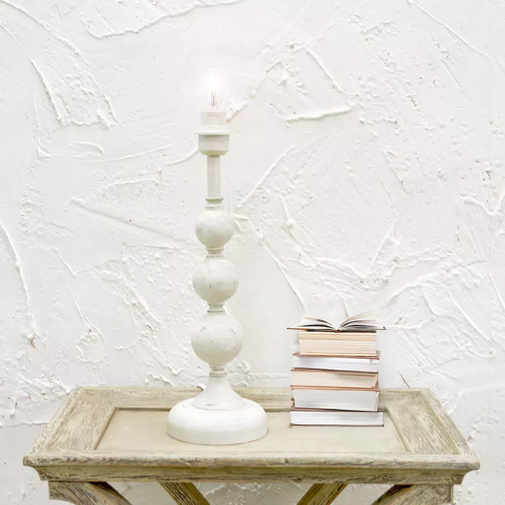 Lamp Base Thea Antique (White)